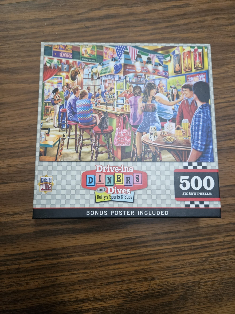 MasterPieces Drive-Ins Diners and Dives 500-Piece Jigsaw Puzzle - 51903